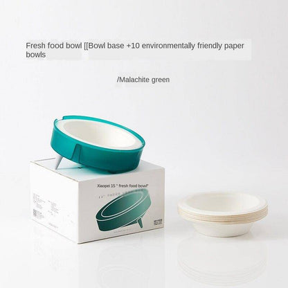 Replaceable Eco-Friendly Cat And Dog Food Bowl Set - The Freshfeed